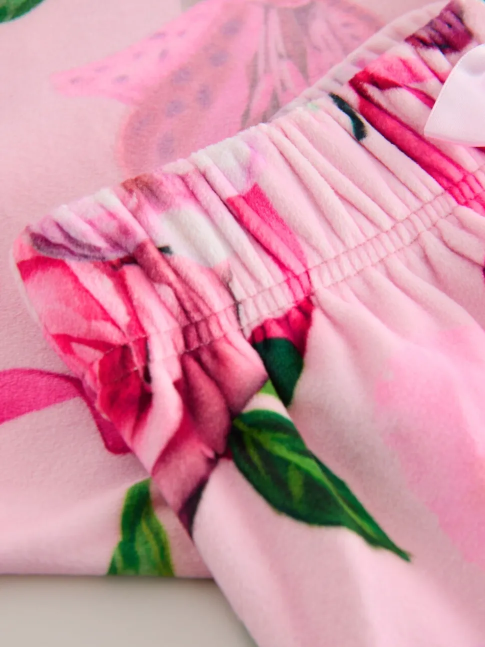 Roze - Baker by Ted Baker Floral Fleece Pyjamas Set 2 Piece