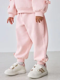 Roze - Baker by Ted Baker Blue 2 Piece Side Bow Detail Sweat & Joggers Set