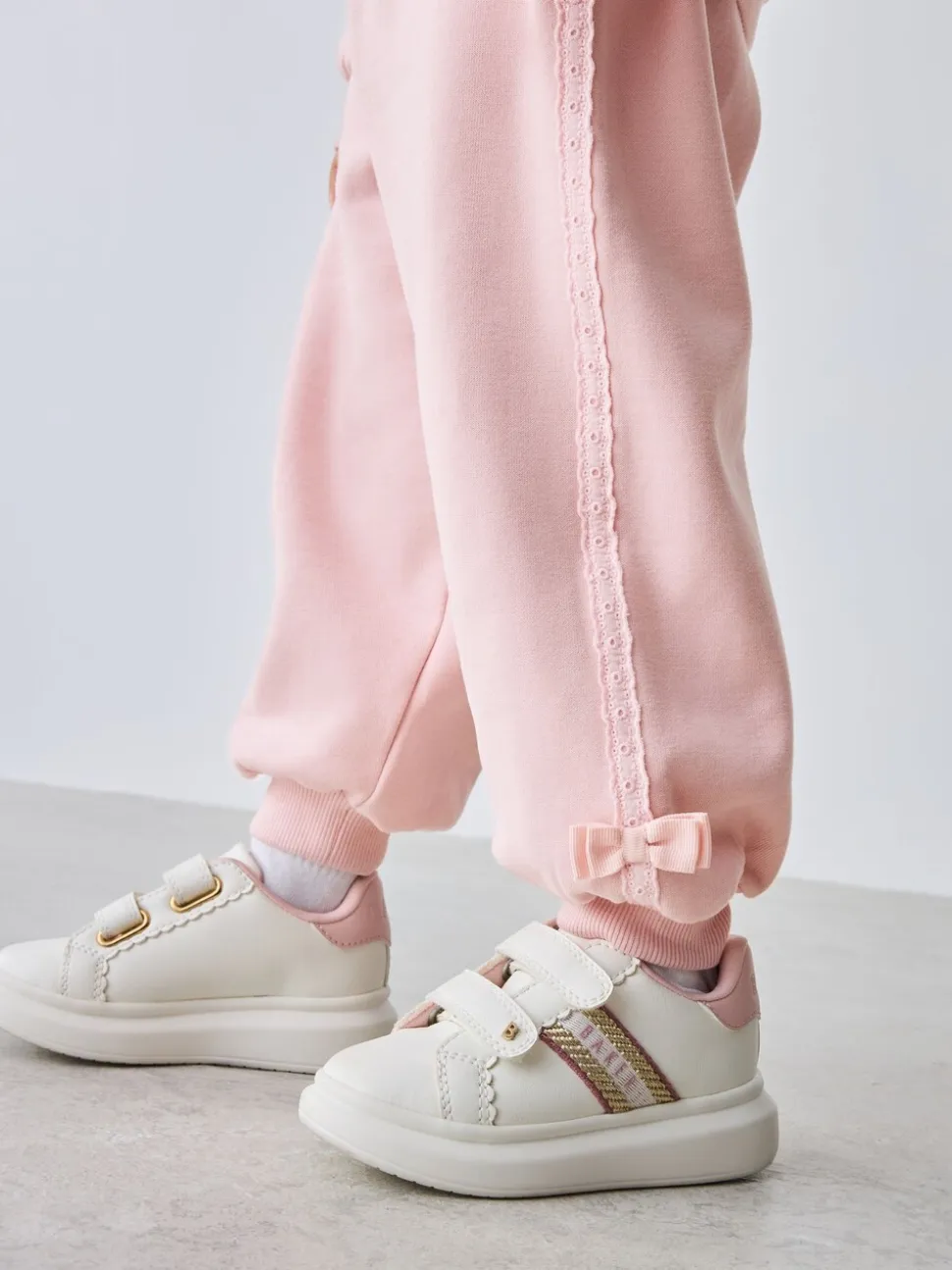 Roze - Baker by Ted Baker Blue 2 Piece Side Bow Detail Sweat & Joggers Set