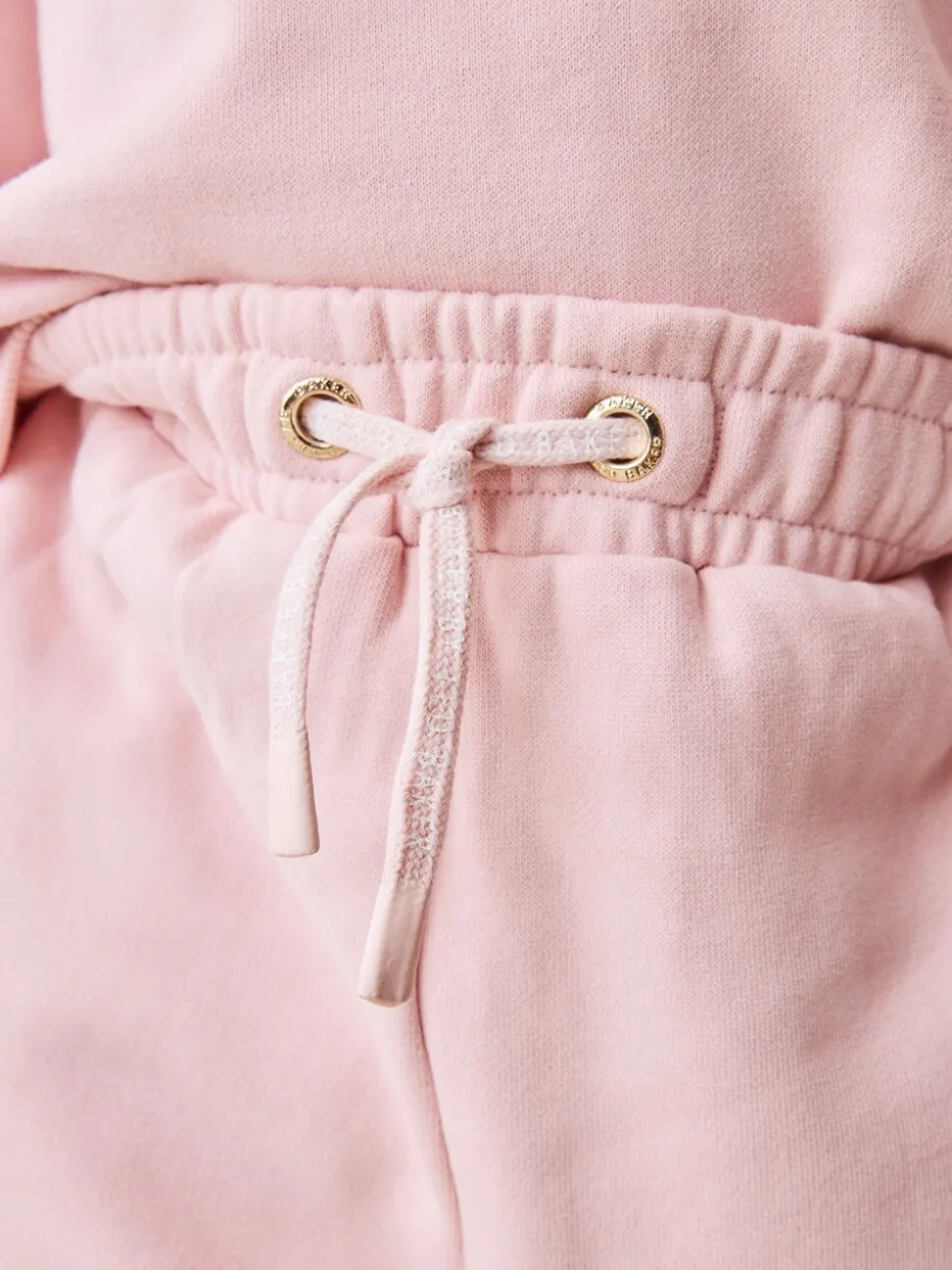 Roze - Baker by Ted Baker Blue 2 Piece Side Bow Detail Sweat & Joggers Set