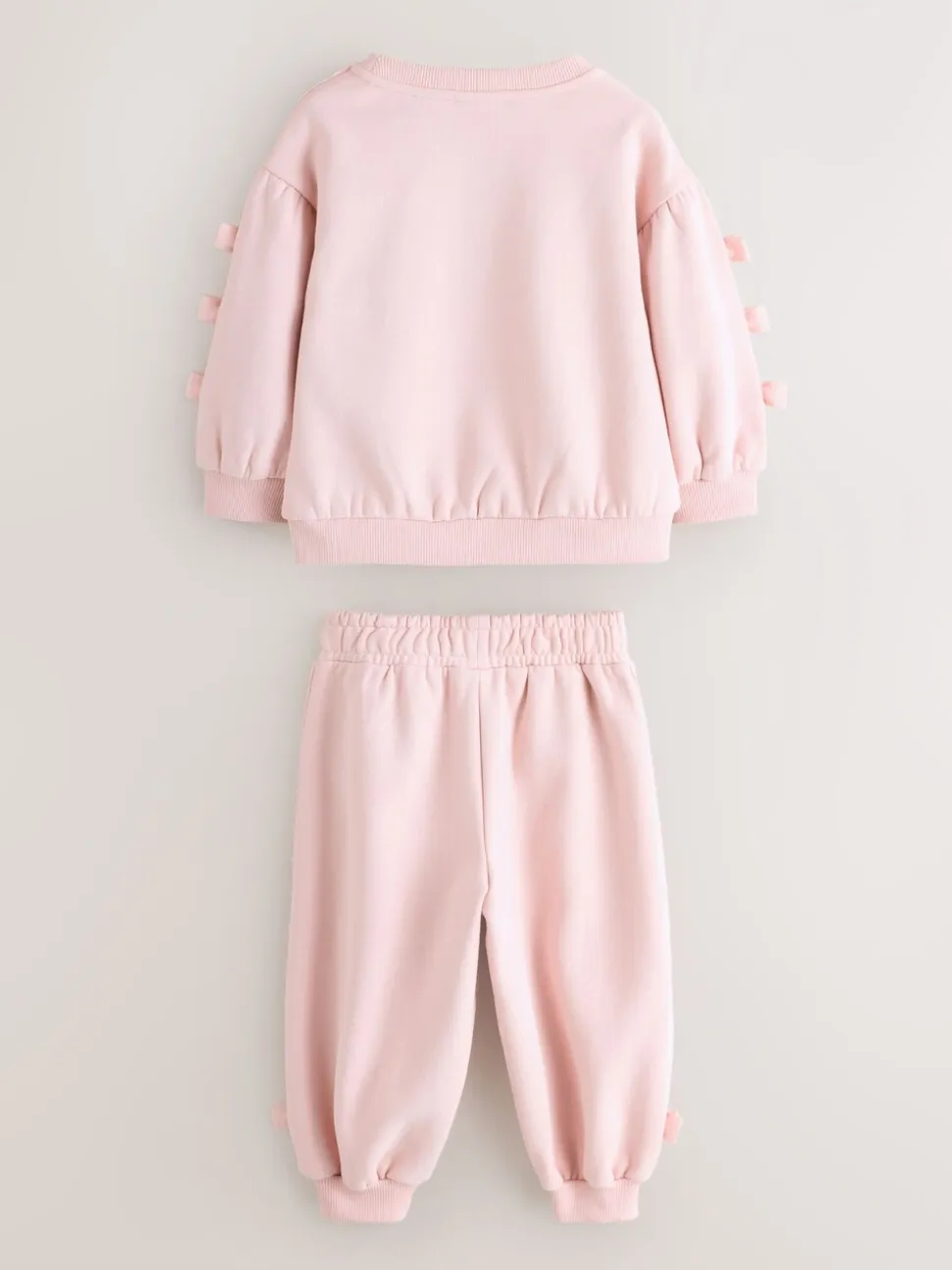 Roze - Baker by Ted Baker Blue 2 Piece Side Bow Detail Sweat & Joggers Set