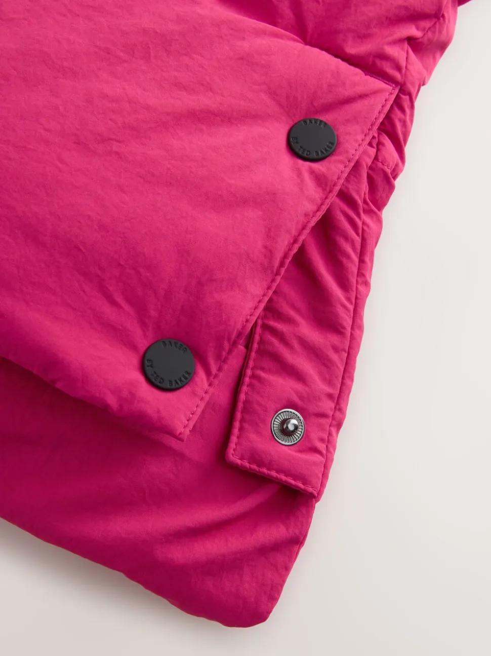 Roze - Baker by Ted Baker meisjes regenbestendige gewatteerde lange jas