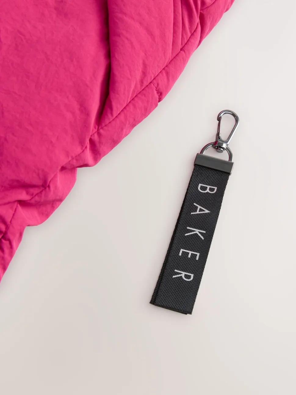 Roze - Baker by Ted Baker meisjes regenbestendige gewatteerde lange jas