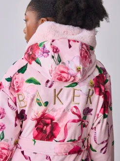 Roze - Baker by Ted Baker All Over Floral Print Robe