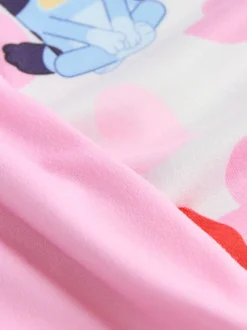Roze - Bluey nachtjaponnen verpakking van 2 (2 - 8 jr)