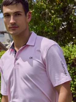 Roze - Calvin Klein Golf Uni poloshirt