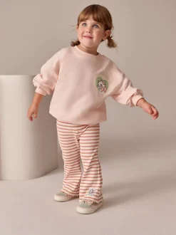 Roze - Disney Aristocats Marie top met lange mouwen en legging set (3mnd -7jr)
