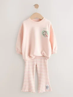 Roze - Disney Aristocats Marie top met lange mouwen en legging set (3mnd -7jr)