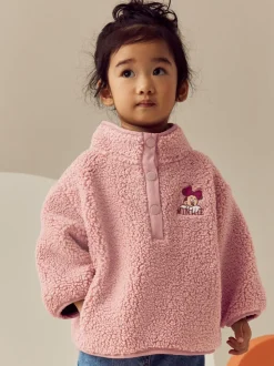 Roze - Disney Minnie fleecetop (3 mnd - 7 jr)
