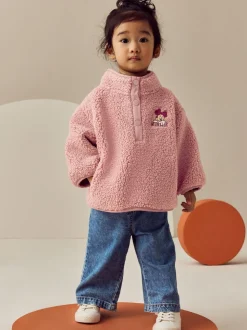 Roze - Disney Minnie fleecetop (3 mnd - 7 jr)