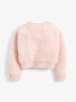 Roze - Donzig vest met bolero (12 mnd- 16 jr)