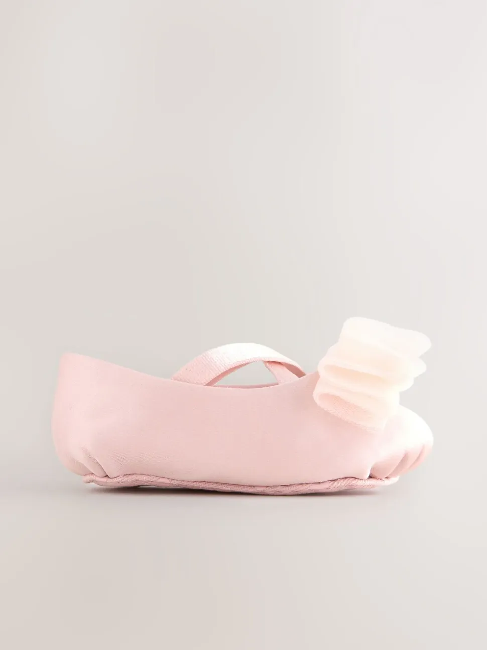 Roze - Feestelijke babyschoenen met strik (0-18mnd)
