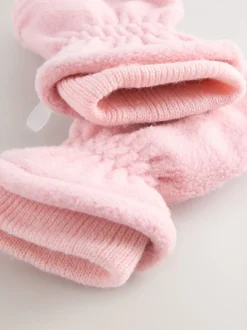 Roze - Fleece wanten (3mnd -6jr)