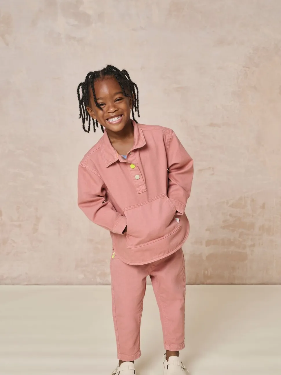 Roze - GEN Woven Popover Shirt