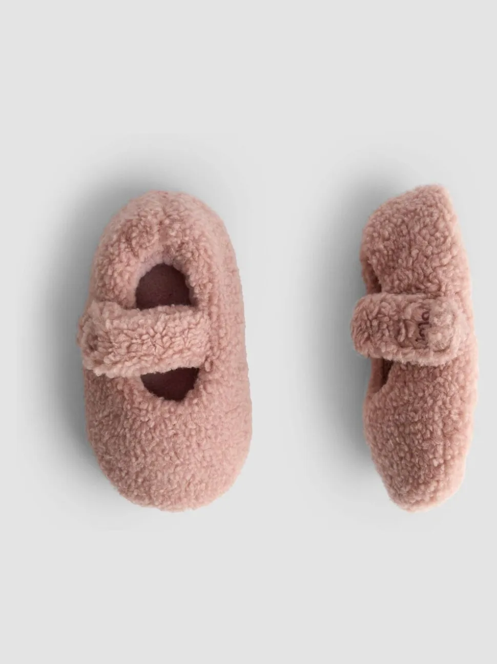 Roze - JoJo Maman Bébé Velvet Bow Ballet Pump Slippers