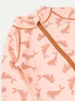 Roze - KIDLY BY MORI 3/4 Sleeve Sunsafe Suit