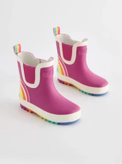 Roze - Little Bird By Jools Oliver Regenlaarzen met regenboog