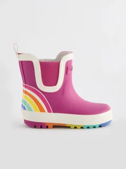 Roze - Little Bird By Jools Oliver Regenlaarzen met regenboog