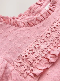Roze - Long Sleeve Ruffle Blouse (3-16yrs)