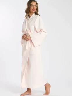Roze - Loungeable Waffle 100% Cotton Robe