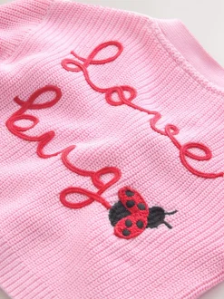 Roze - Love Bug Cardigan (3mths-7yrs)
