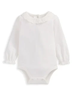 Roze - Mamas & Papas roze 100% katoen gekreukte bretelbroek en bodysuit set