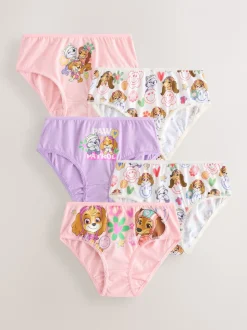 Roze - Paw Patrol set van 5 slips (2-8 jr)