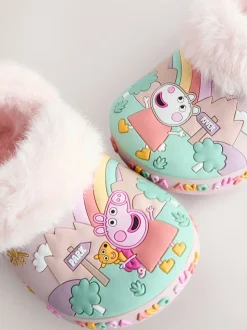 Roze - Peppa Pig behaaglijke gevoerde Pantoffel Klomp