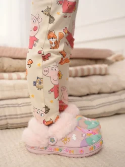 Roze - Peppa Pig behaaglijke gevoerde Pantoffel Klomp