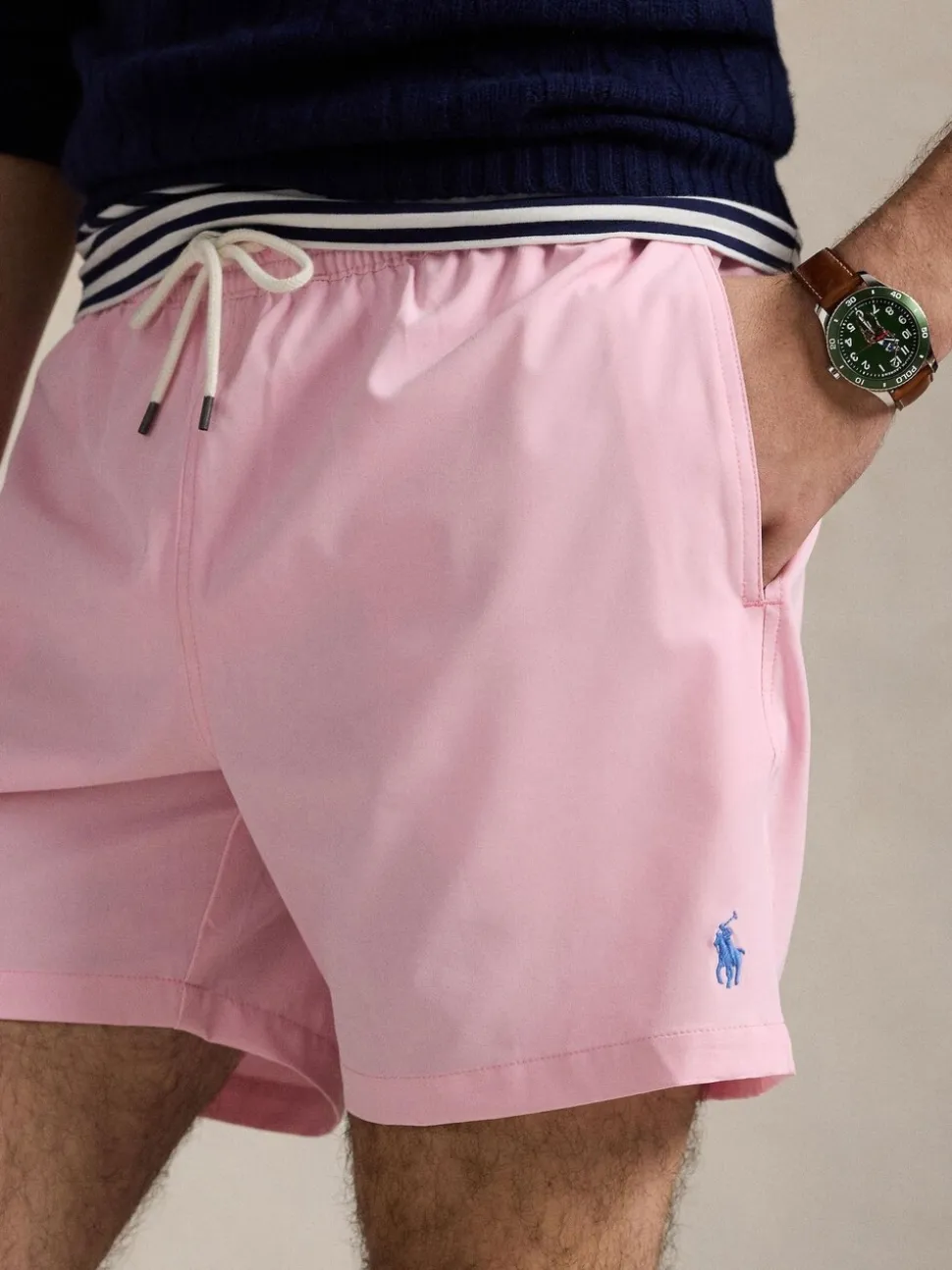 Roze - Polo Ralph Lauren Traveller Klassieke zwembroek