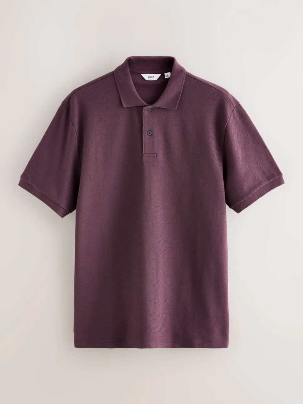 Roze - Regular Fit Textured Smart Polo Shirt