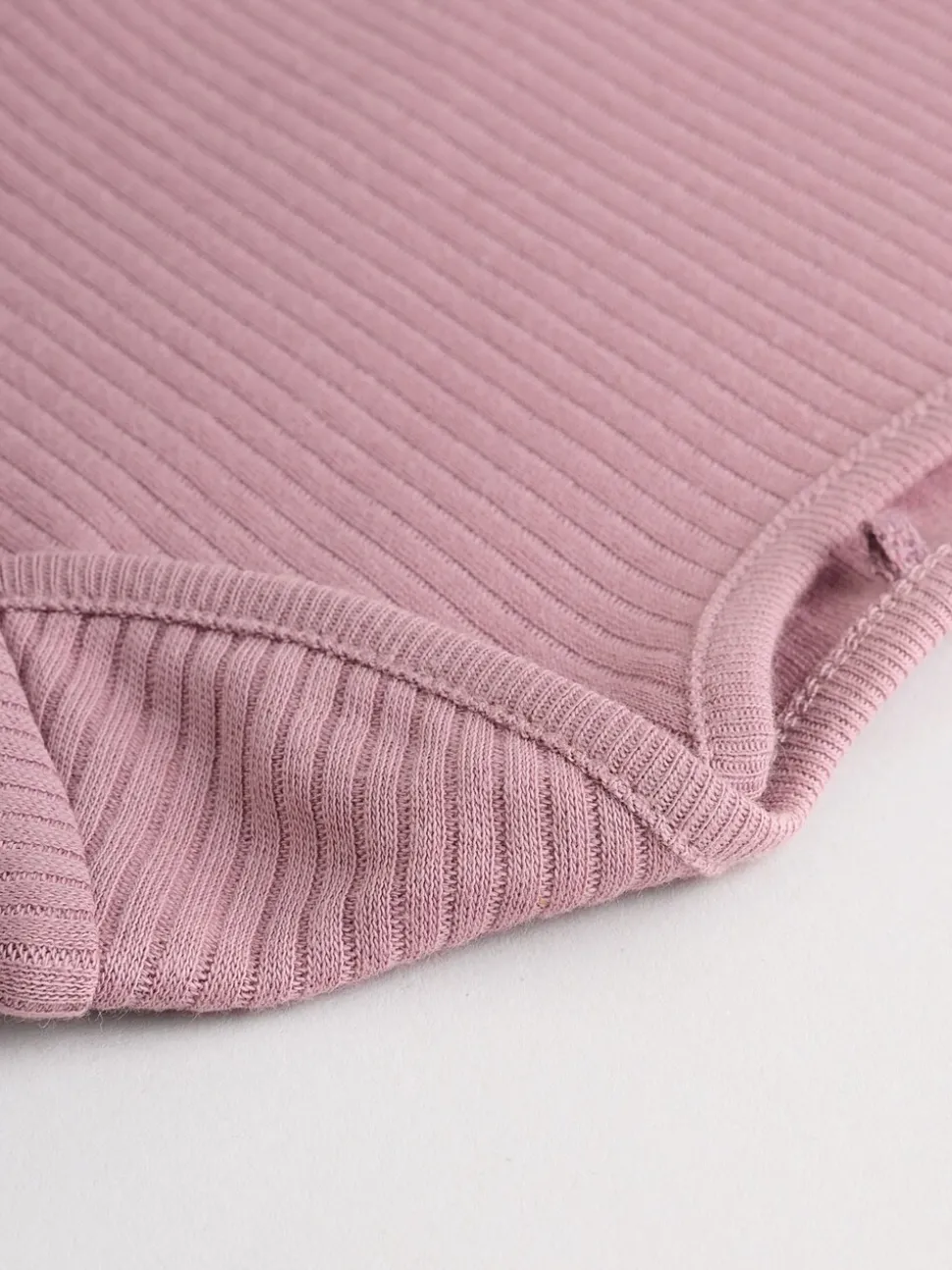 Roze - Set van 5 babyrompertjes met lange mouwen