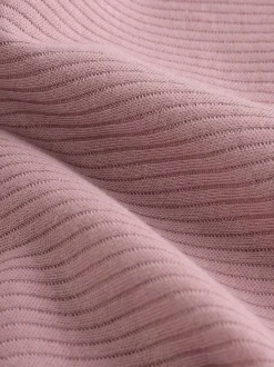 Roze - Set van 5 babyrompertjes met lange mouwen