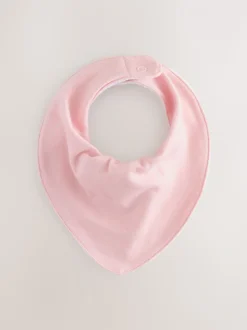Roze - Set van 5 Dribble babyslabbetjes