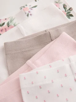 Roze - Set van 5 fietsshorts (3 mnd-7 jr)