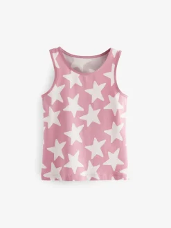 Roze - Set van 3 hemdjes met feeënprint (1,5-16 jr)
