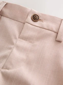 Roze - Set van blazer, overhemd, broek en vlinderstrik (3mnd -9jr)