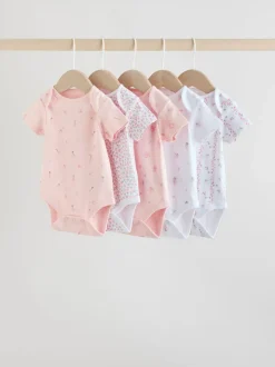 Roze - Short Sleeve Baby Bodysuit