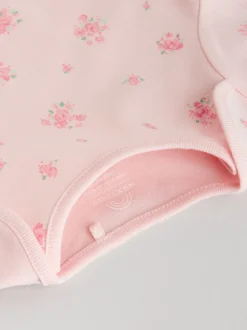 Roze - Short Sleeve Baby Bodysuit