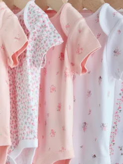 Roze - Short Sleeve Baby Bodysuit