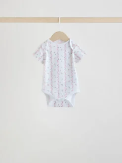 Roze - Short Sleeve Baby Bodysuit