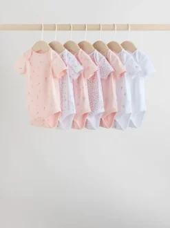 Roze - Short Sleeve Baby Bodysuit