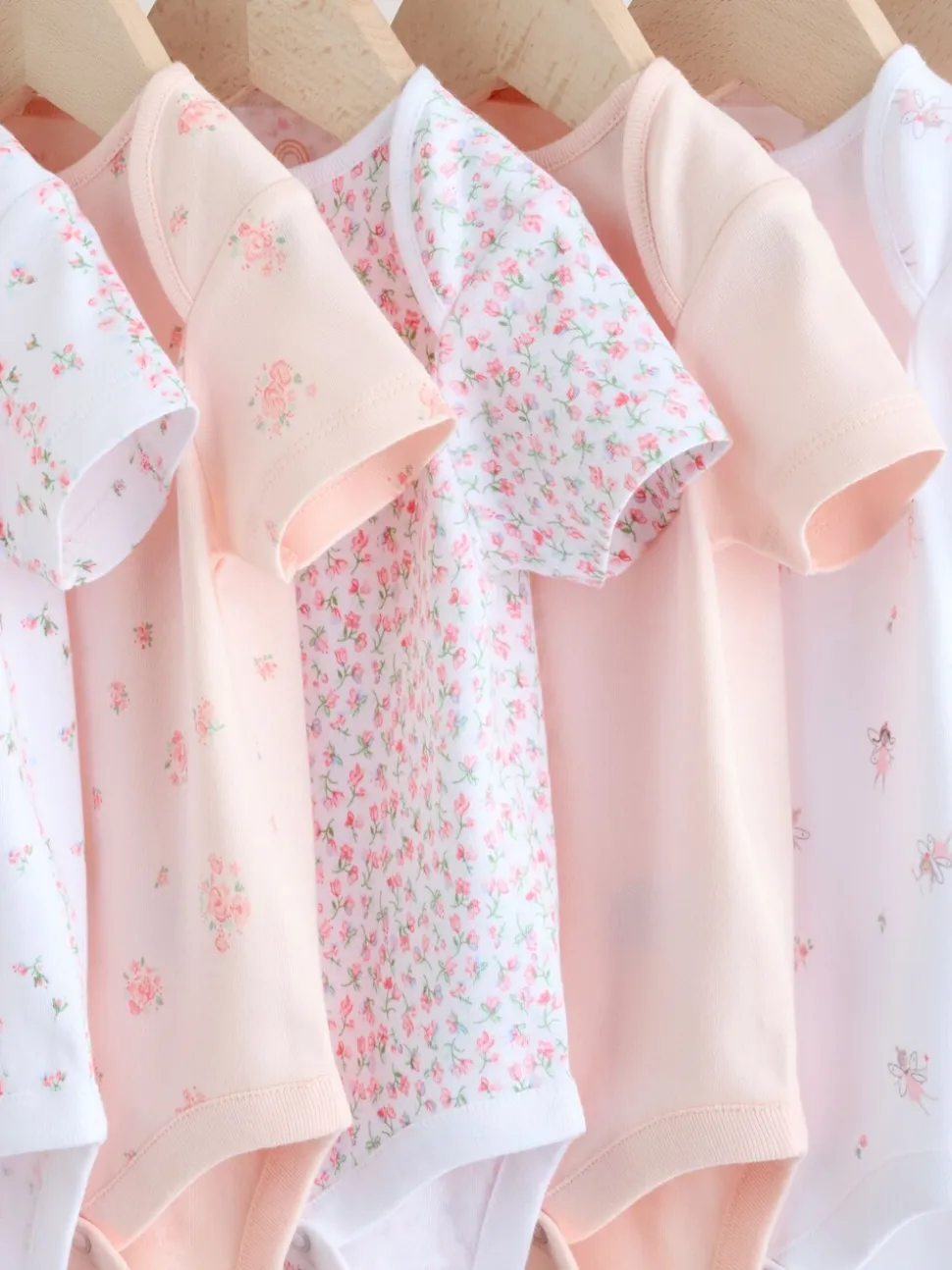 Roze - Short Sleeve Baby Bodysuit