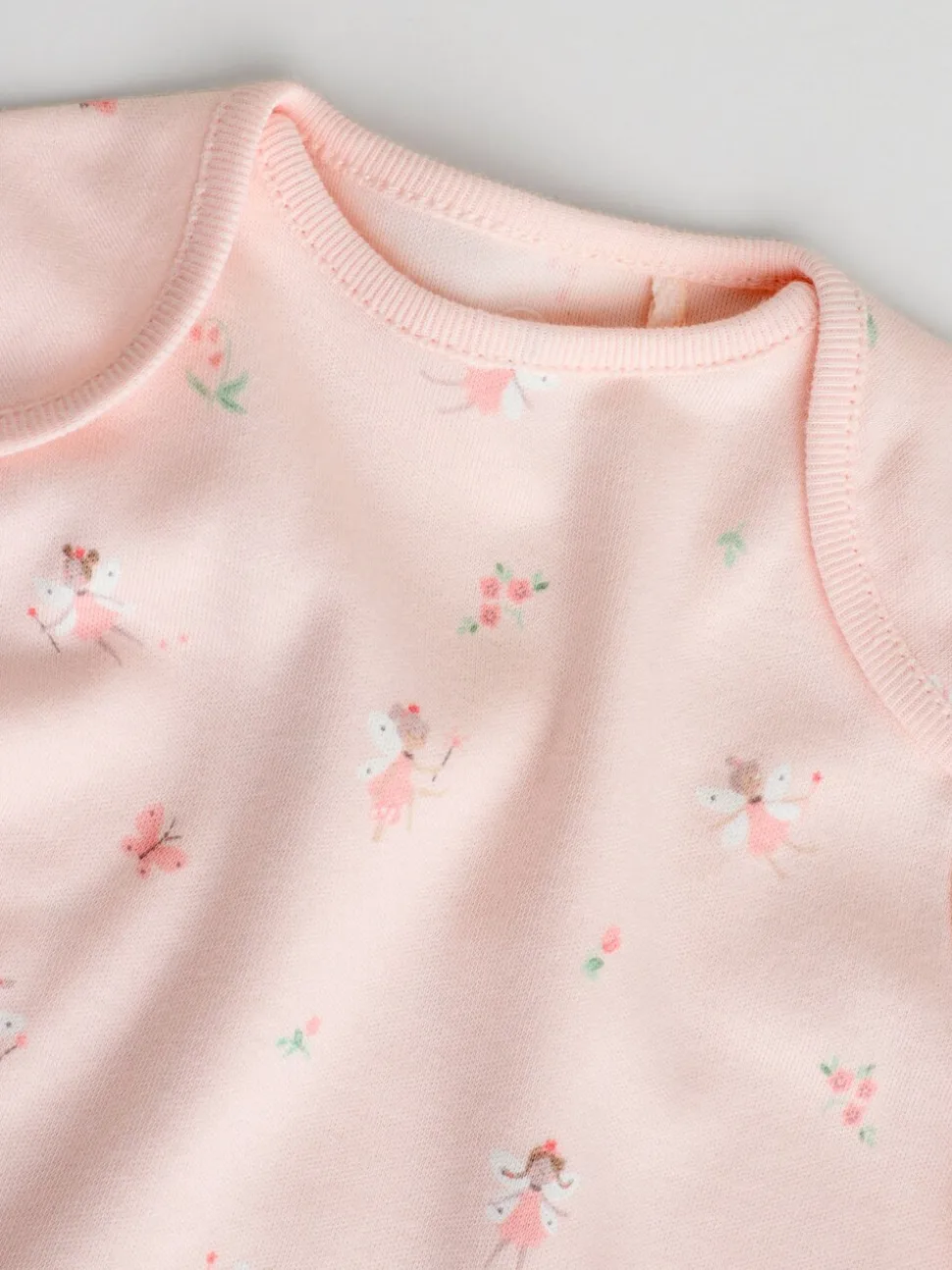 Roze - Short Sleeve Baby Bodysuit