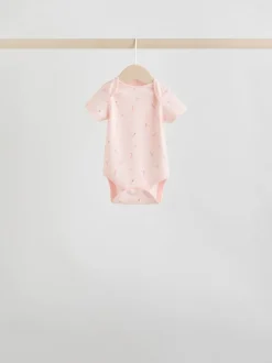 Roze - Short Sleeve Baby Bodysuit