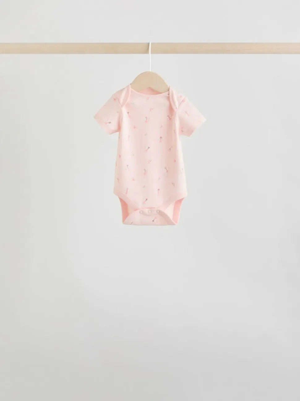 Roze - Short Sleeve Baby Bodysuit