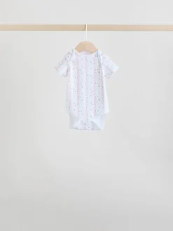 Roze - Short Sleeve Baby Bodysuit