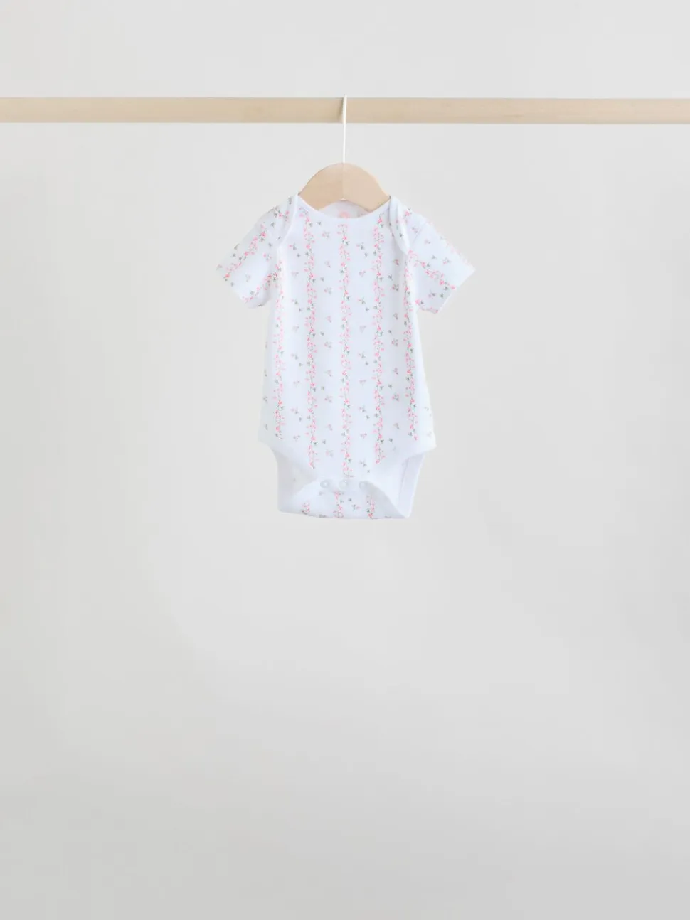 Roze - Short Sleeve Baby Bodysuit