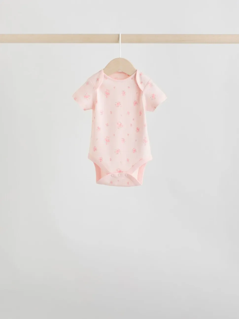 Roze - Short Sleeve Baby Bodysuit