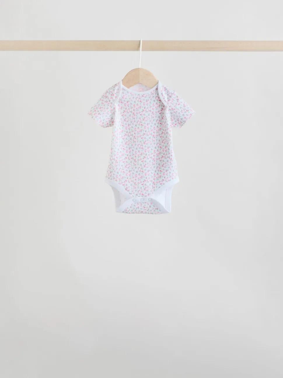 Roze - Short Sleeve Baby Bodysuit